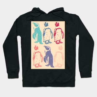 Troop of tropical penguins Hoodie